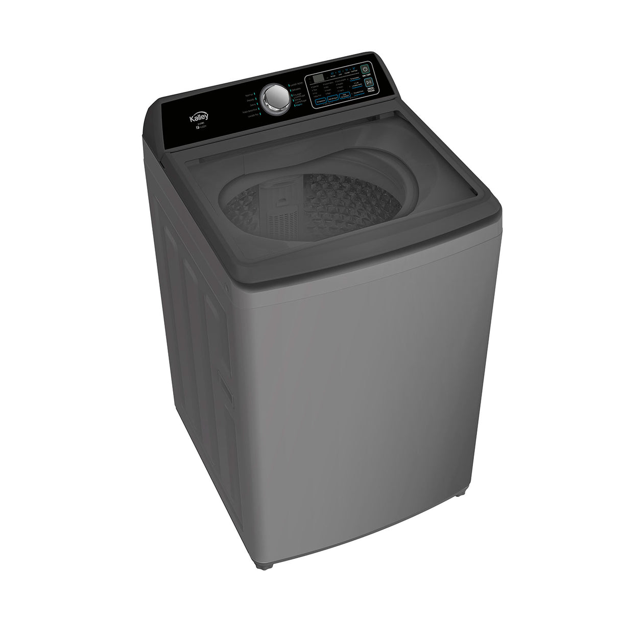 Lavadora Kalley Gris 60.1x106cm Para Carga de 18 Kilogramos - LAVADORAS Y SECADORAS | Bylmo