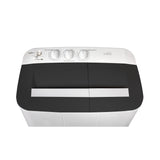 Lavadora Semiautomática Kalley Blanco y Negro 82.7x86.5cm Para Carga de 10 Kilogramos - LAVADORAS Y SECADORAS | Bylmo