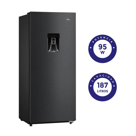 Nevera Kalley Gris Oscuro 52x124.6cm para 187 Litros - NEVERAS | Bylmo
