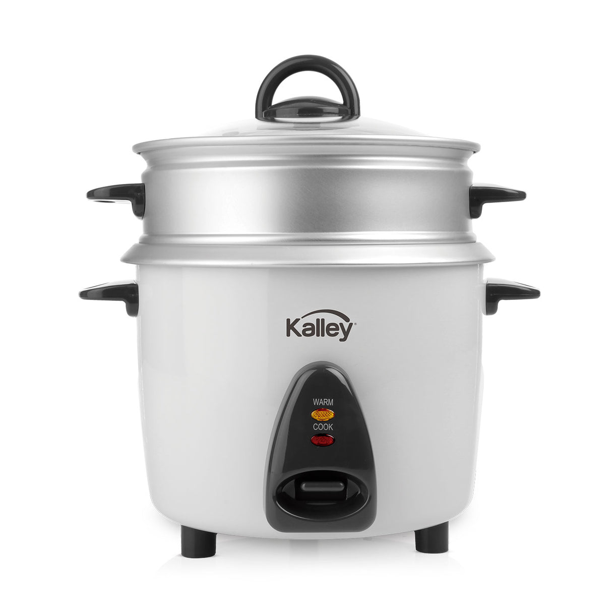 Olla Arrocera Kalley Gris 26.2x28cm para 5 Tazas y con Función para Mantener Caliente - OLLAS ARROCERAS | Bylmo