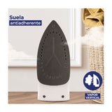 Plancha de Vapor para Ropa Kalley Azul Claro y Blanco 24x12cm con Rociador de Agua - PLANCHAS | Bylmo