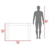 Mesa de Comedor Portofino Nacar 120x75.6cm Rectangular de Cuatro Puestos sin Sillas - COMEDORES | Bylmo