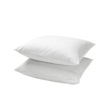 Set X 2 Fundas de Almohada Blanco 50x90cm Tejido Suave 200 Hilos - FUNDAS DE ALMOHADA | Bylmo