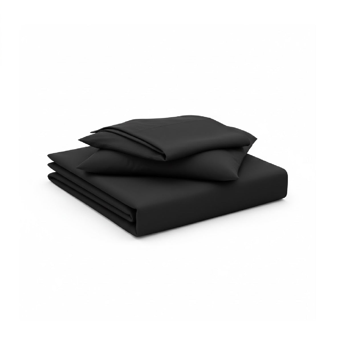 Semijuego de Sábanas Black Beauty Negro Queen 160 X 180 Cm 200 Hilos - SABANAS | Bylmo