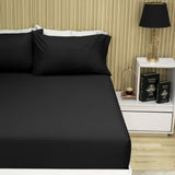 Semijuego de Sábanas Black Beauty Negro Queen 160 X 180 Cm 200 Hilos - SABANAS | Bylmo