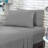 Juego de Sábanas Microtex Gris King 200 X 180 Cm 200 Hilos - SABANAS | Bylmo