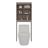 Ahorrador de Espacio para Baño Duo Avellana 63.2x160.8cm con Cuatro Entrepaños y con Patas