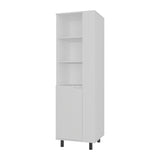 Mueble de Aseo Vidalia Blanco 55x180cm Para Organizar con Una Puerta