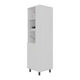 Mueble de Aseo Vidalia Blanco 55x180cm Para Organizar con Una Puerta