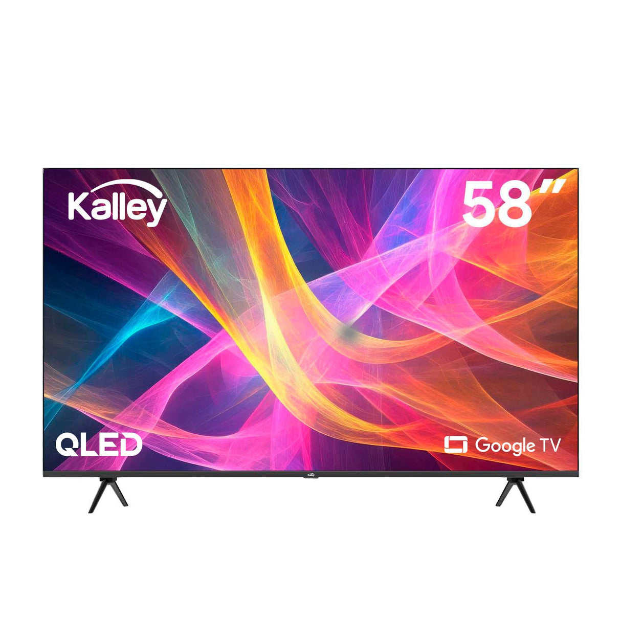 Televisor Kalley Smart de 58" Pulgadas Google TV Negro 129.45x75.47cm Qled 4K - TELEVISORES | Bylmo