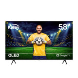 Televisor Kalley Smart de 58" Pulgadas Google TV Negro 129.45x75.47cm Qled 4K - TELEVISORES | Bylmo