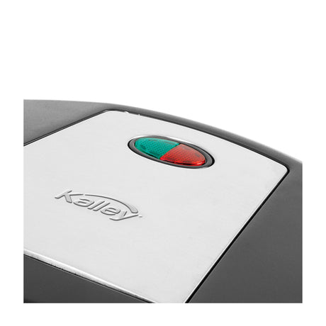 Sanduchera Panini Kalley Negro y Gris 22.7x23cm de Un Puesto - SANDUCHERAS Y WAFLERAS | Bylmo