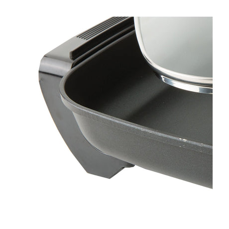 Sartén Eléctrica Kalley Negro 38x11cm con Temperatura Ajustable y con Tapa - SARTENES ELECTRICOS | Bylmo