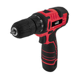 Taladro Inalámbrico Kalley Rojo y Negro 20.5x19.4cm - HERRAMIENTAS ELECTRICAS | Bylmo