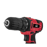 Taladro Inalámbrico Kalley Rojo y Negro 20.5x19.4cm - HERRAMIENTAS ELECTRICAS | Bylmo