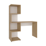 Escritorio Danis Fresno y Blanco 120x144.6cm - ESCRITORIOS | Bylmo