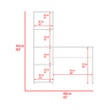 Escritorio Danis Fresno y Blanco 120x144.6cm - ESCRITORIOS | Bylmo