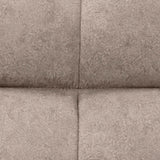 Sofá Cama Nubo Taupe y Matiz Natural 178x82cm De Tres Puestos Reclinable y Tapizado Capitoneado - SOFAS Y POLTRONAS | Bylmo