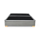 Base Cama Aveiro Plata y Matiz Natura 146x35cm para Colchón Doble 140 X 190 Cm y con Almacenamiento - CAMAS | Bylmo