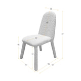 Silla de Comedor Mollen Plata 51x87cm con Espaldar - SILLAS Y BUTACOS | Bylmo