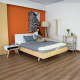 Colchón Aveiro Doble 140 X 190 Cm Medio Firme con Pillow Sencillo - COLCHONES | Bylmo