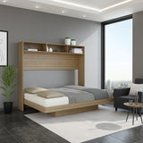 Cama Abatible Ibiza Almendra 195.8x171cm para Colchón Doble 140 X 190 Cm - CAMAS | Bylmo