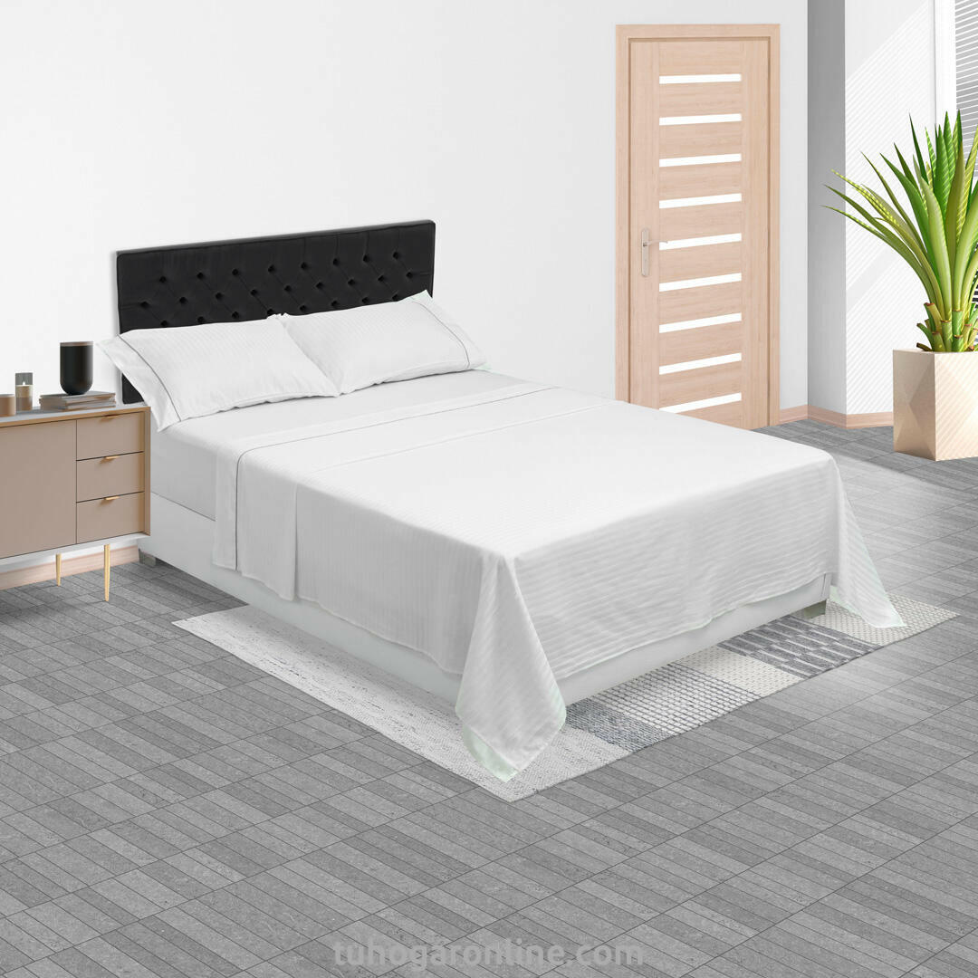 Juego de Sabanas Satinada Blanco Para Cama King 200 X 200 Cm 800 Hilos Fondo Entero - SABANAS | Bylmo