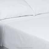 Juego de Sabanas Hotelera Blanco Para Cama Semidoble 120 X 190 Cm Fondo Entero - SABANAS | Bylmo