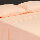 Juego de Sabanas Básicos Durazno Para Cama Semidoble 120 X 190 Cm Fondo Entero - SABANAS | Bylmo