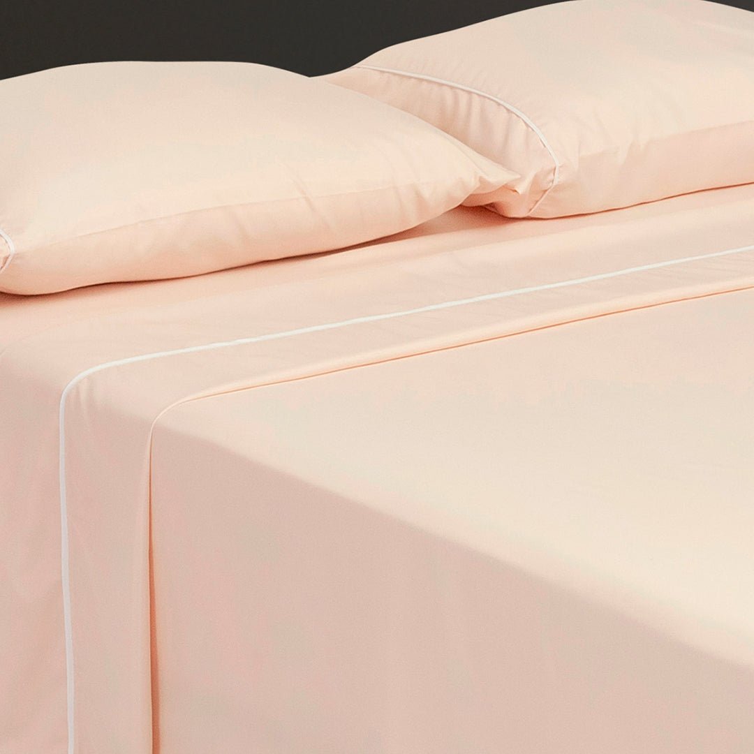 Juego de Sabanas Básicos Beige Para Cama Semidoble 120 X 190 Cm Fondo Entero - SABANAS | Bylmo