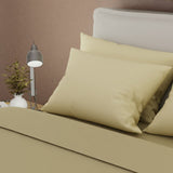 Juego de Sabanas My House Amarillo Para Cama Doble 140 X 190 Cm Fondo Entero - SABANAS | Bylmo