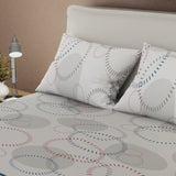 Juego de Sabanas Grafito Para Cama Doble 140 X 190 Cm de Circulos Y Lineas - SABANAS | Bylmo