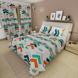 Juego de Sabanas Esencia Blanco Para Cama King 200 X 200 Cm de Figuras - SABANAS | Bylmo