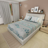 Sábana Ajustable Prisma Gris y Blanco para Cama Queen 160 X 190 Cm Rombos - SABANAS | Bylmo