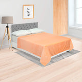 Cobija Piel de Durazno Naranja Crema 180x200cm Fondo Entero - COBIJAS Y MANTAS | Bylmo