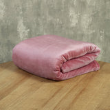 Cobija Piel de Durazno Soft Rosado 180x200cm Fondo Entero - COBIJAS Y MANTAS | Bylmo