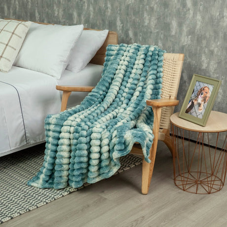 Cobija Malu Azul Claro 180x200cm Fondo Entero - COBIJAS Y MANTAS | Bylmo