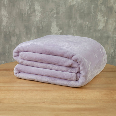 Cobija Piel de Durazno Lila 180x200cm Fondo Entero - COBIJAS Y MANTAS | Bylmo