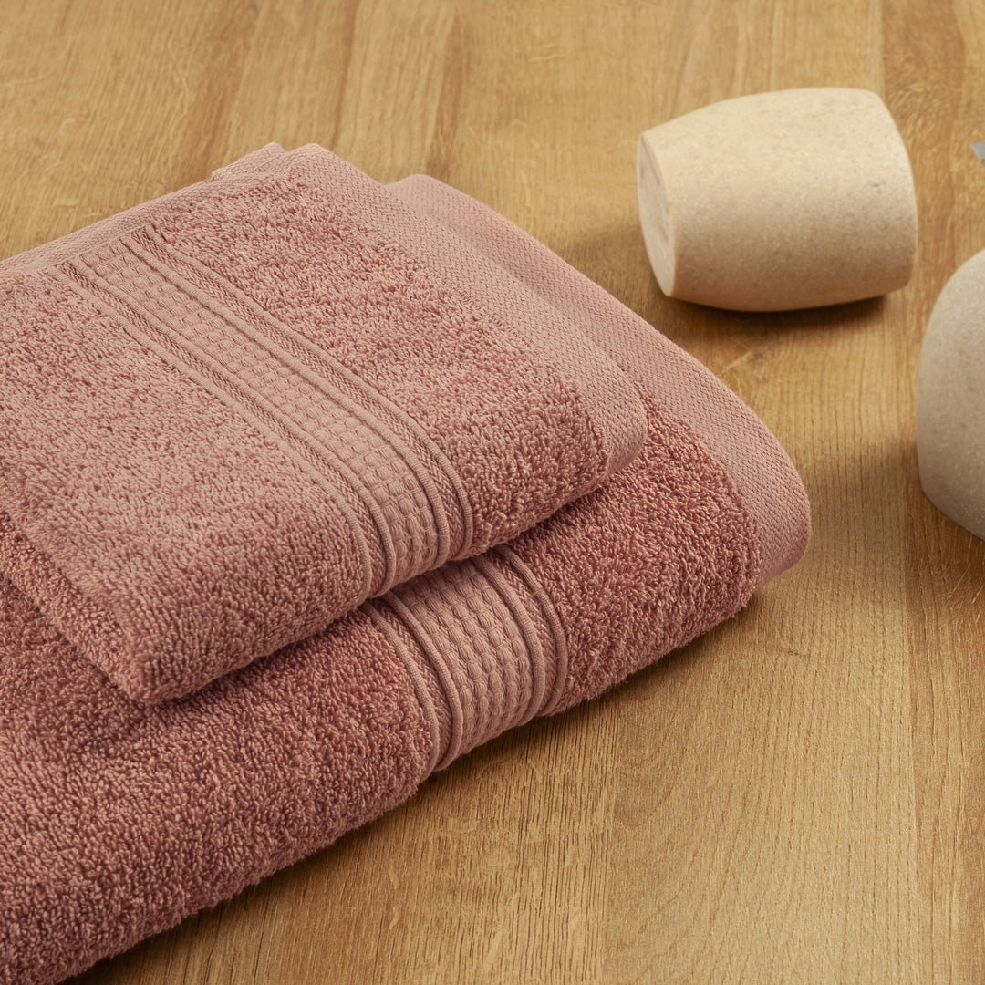 Toalla de Cuerpo Senda Terracoya Cianyon 70x140cm Fondo Entero Extrasuave - TOALLAS | Bylmo