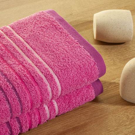Toalla de Manos Mediterráneo Fucsia 40x70cm Fondo Entero Extrasuave - TOALLAS | Bylmo
