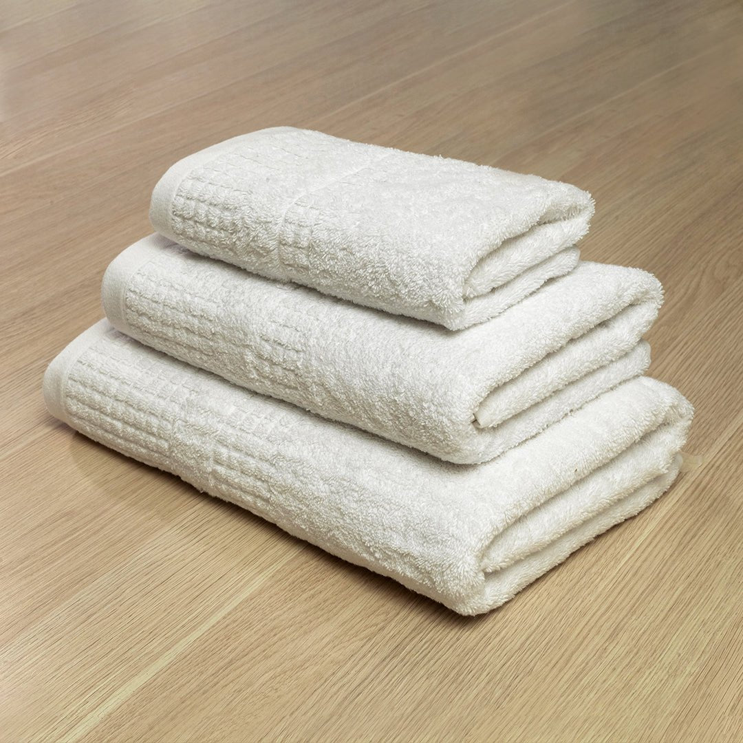 Toalla de Manos Eleganth Blanco 60x120cm Fondo Entero Extrasuave - TOALLAS | Bylmo