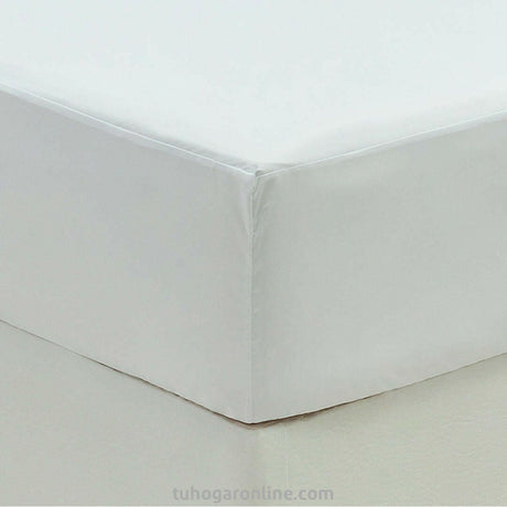 Protector de Colchón Blanco para Cama King 200 X 200 Cm Antifluido - PROTECTORES DE COLCHON | Bylmo