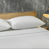 Set x 2 Protectores de Almohada Blanco 50x70cm Antifluido Hiporalergénica y Antiácaros - PROTECTORES DE ALMOHADA | Bylmo