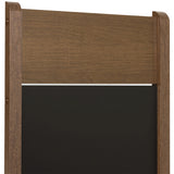 Kit x 6 Sillas para Comedor Negro y Marrón 40x98cm de Asiento Cuadrado con Espaldar - SILLAS Y BUTACOS | Bylmo