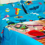 Cubrelecho Azul para Cama Sencilla 100 X 190 Cm de Toy Story - TENDIDOS Y CUBRELECHOS | Bylmo