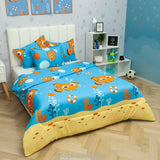 Cubrelecho Acolchado Azul Celeste para Cama Semidoble 120 X 190 Cm de Nemo - TENDIDOS Y CUBRELECHOS | Bylmo