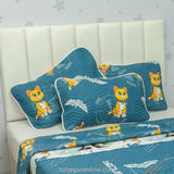 Cubrelecho Azul para Cama Doble 140 X 190 Cm Prensado de Buzz Lightyear - TENDIDOS Y CUBRELECHOS | Bylmo
