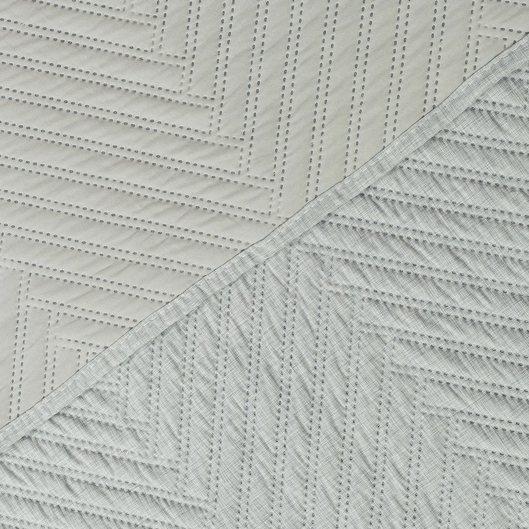 Tendido Kyoto Azul Grisaceo para Cama Queen 160 X 190 Cm Fondo Entero - TENDIDOS Y CUBRELECHOS | Bylmo