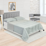 Tendido Kyoto Azul Grisaceo para Cama King 200 X 200 Cm Fondo Entero - TENDIDOS Y CUBRELECHOS | Bylmo