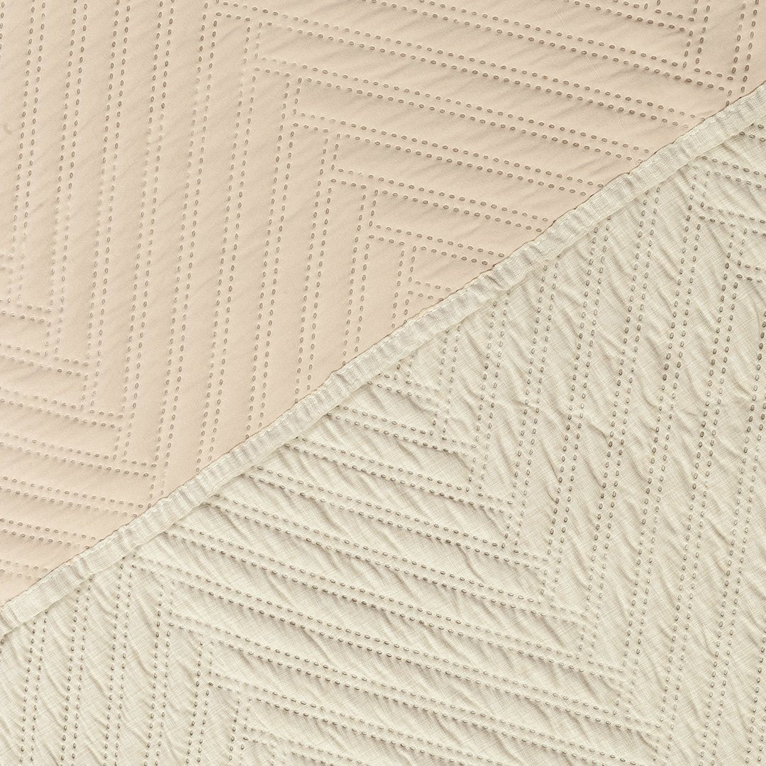 Tendido Kyoto Beige para Cama King 200 X 200 Cm Fondo Entero - TENDIDOS Y CUBRELECHOS | Bylmo